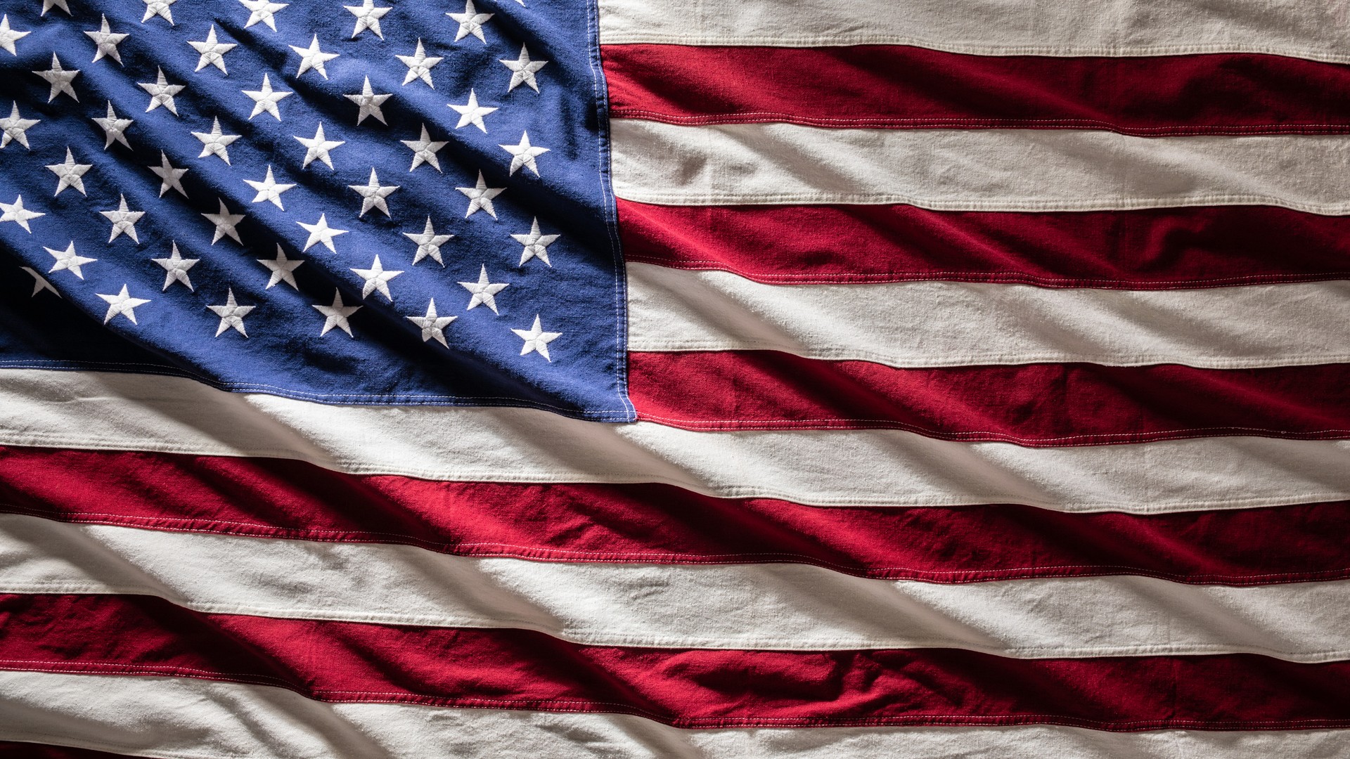 US flag texture. 4th of July and other USA holidays background